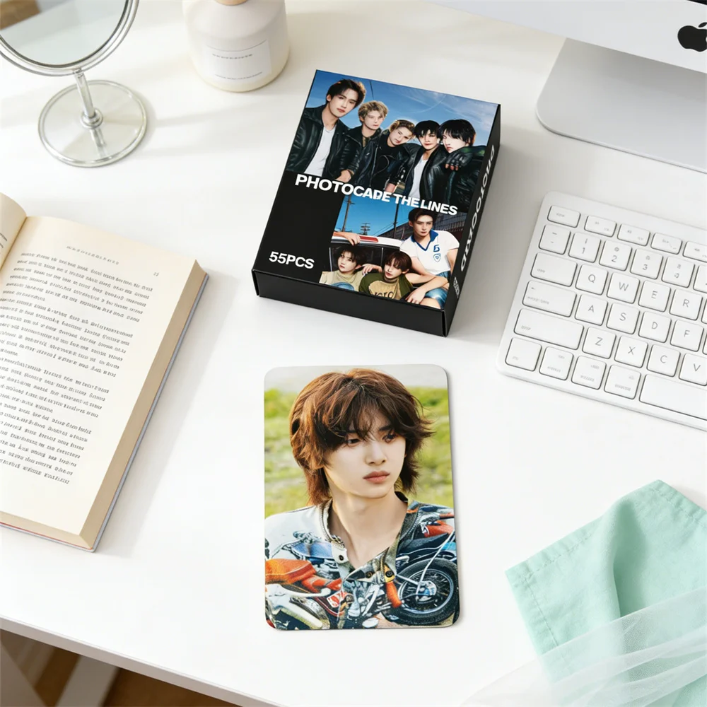 Total Link 55 piezas/caja Tarjetas fotográficas de ídolos CORTIS Tarjetas LOMO de beneficio SEONGHYEON KEONHO JAMES JUHOON MARTIN Colección de Cosplay para Fans