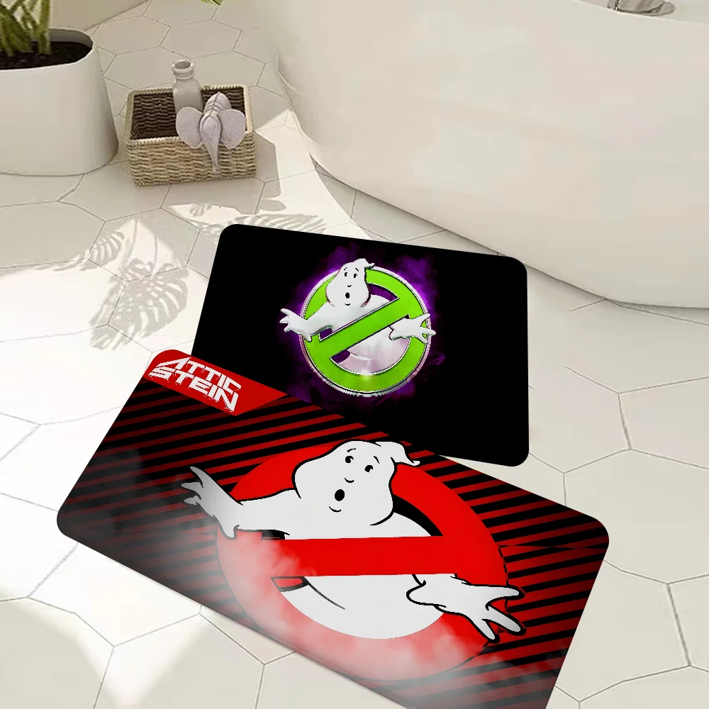 G-Ghostbusters Black Floor Mat Bath Mat Nordic Style Home Doormat Bathroom-Toilet Mats Bedroom Welcome Doormat