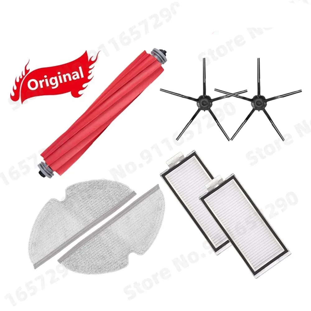 Original roborock q7 max q7 max q7 plus t8 haupt bürste wasch bar hepa filter seiten bürste mopp tuch roboter staubsauger zubehör