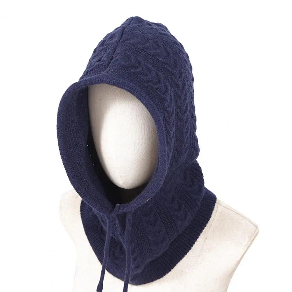 

Women Knitted Hat Twist Texture Elastic Fit Comfortable Stretchy Warm Thickened Hat Winter Outdoor Casual Wear