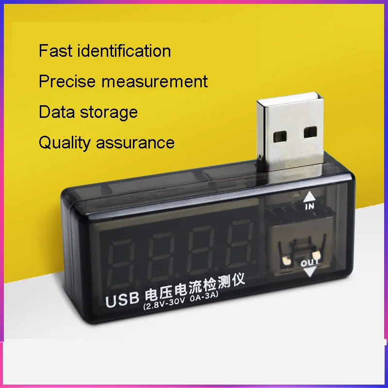 OSS S102 المزدوج USB الجهد الحالي شاحن الطاقة الكاشف شاشة ديجيتال اختبار قدرة متر الفولتميتر مقياس التيار الكهربائي