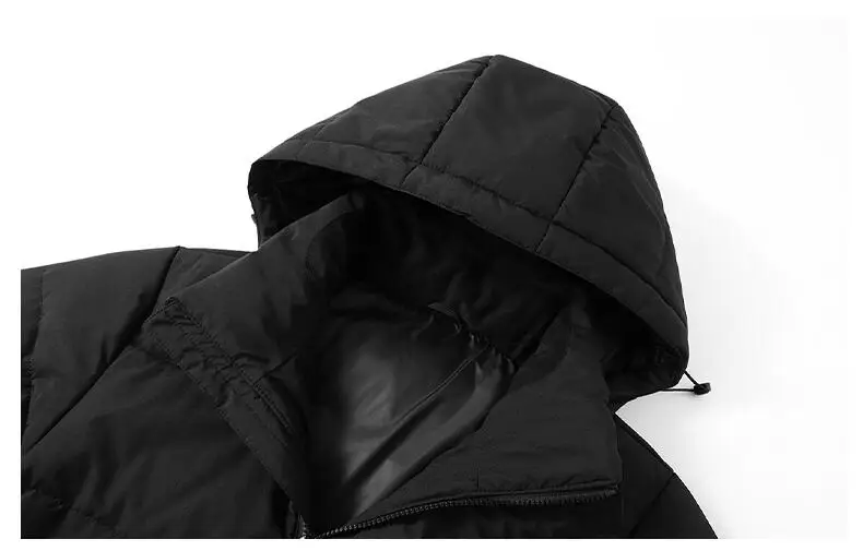 New Winter Men Hooded Long Duck Down Coats Couple Puffer Jackets Quality Male Over The Knee Casual Jackets Thicker Warm Coats 3X