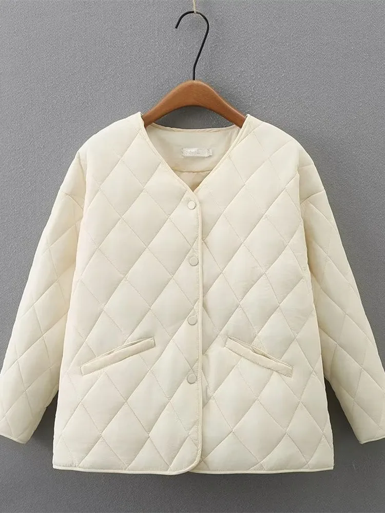 Veste thermique sans col pour femme, coton matelassé, centre rembourré, vêtements d'hiver, grande taille, moins de 220 livres