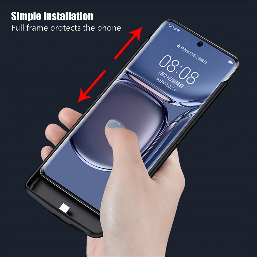 Extenal Battery Charger Case For Huawei Nova 11 Battery Cases Portable Charger Power Bank For Huawei Nova 11 Pro Charging Cover