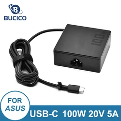 A20-100P1A Laptop Adapter for ASUS ROG Zephyru 100W 20V 5A Type-C Charger GV301QH G533QM GA401QE GA401QM GA503QM GA551QS GX703HS