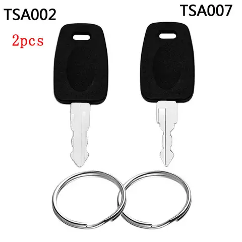 Hot sale 1/2PC Multifunctional TSA002 007 Master Key Bag For Luggage Suitcase Customs TSA Lock ﻿