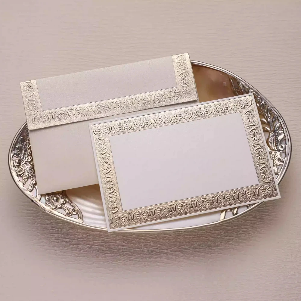 

Retro Style Embossed Cards with Gold Foil Accents, Perfect for Birthday Cards Love Note Thank You Cards, Envelopes Included