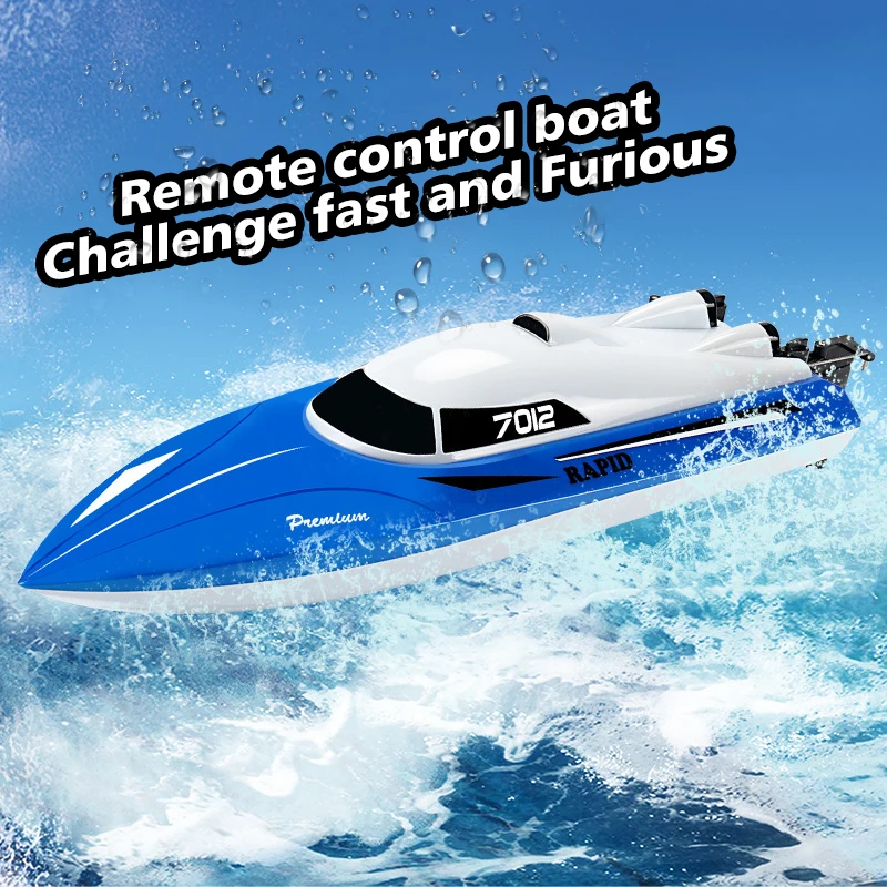 2.4G large size remote control speedboat high-speed speedboat model children's electric yacht high-speed racing speedboat