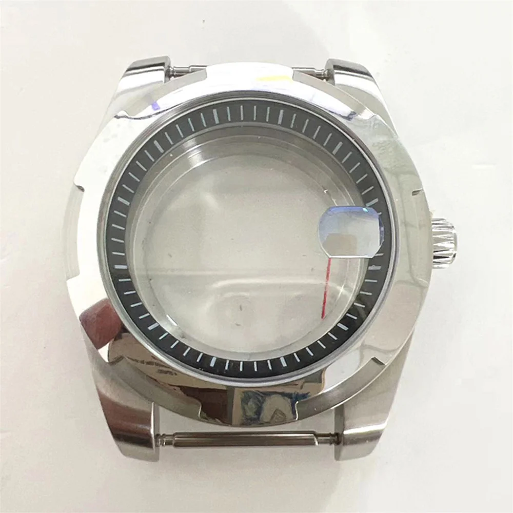 NH35 Case 41mm Inner Shadow Watch Case Sapphire Glass Stainless Steel NH35 for NH36/4R/7S Movement Cases