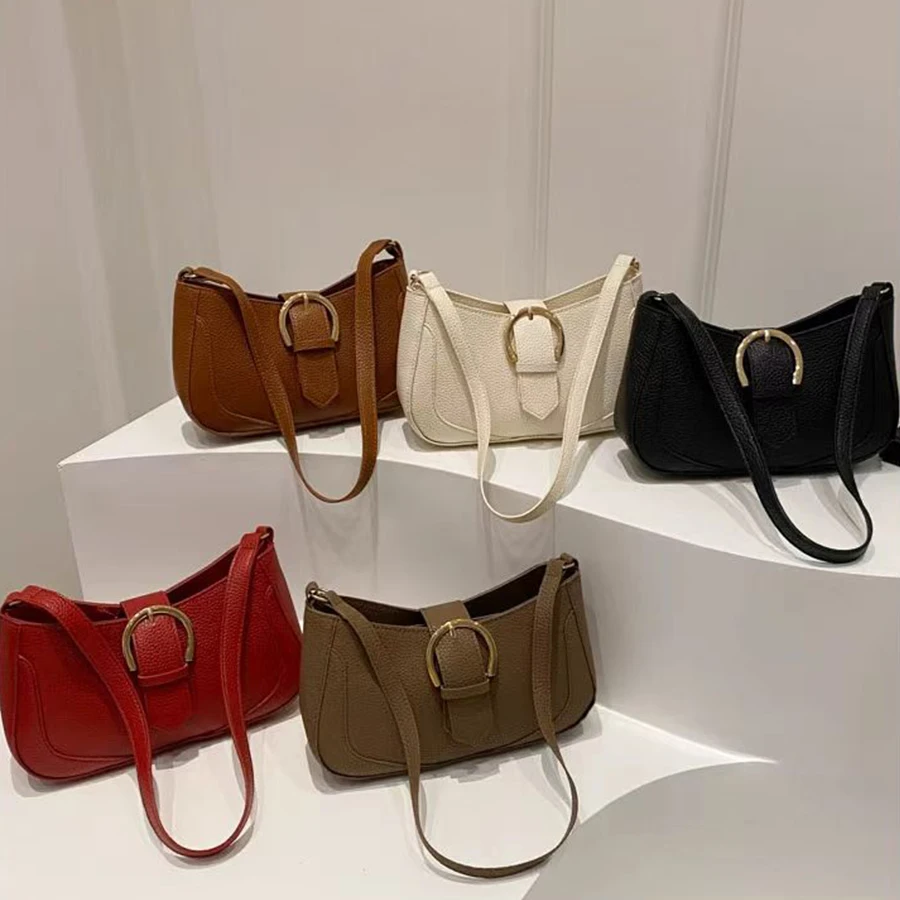 Vintage Niche Women's New Bag Autumn Super Popular Versatile Crossbody Bag Korean Style High-end Shoulder Bag Underarm Bag