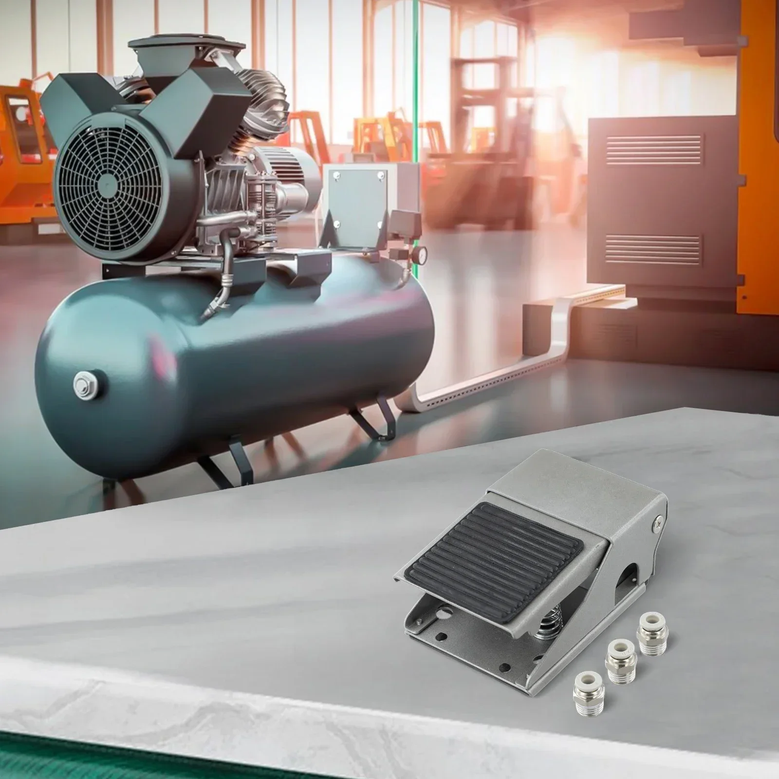 Foot Operated FV420 Pneumatic Valve 4 Way 2 Position Threaded Design for Efficient Airflow Control in Automation