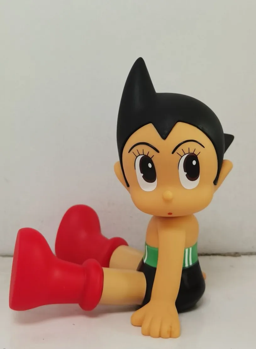 Iron New Arm Astro Boy Earth Little Hero First Generation Toy Trend Play Handmade Anime Peripheral Car Decoration Model Gift