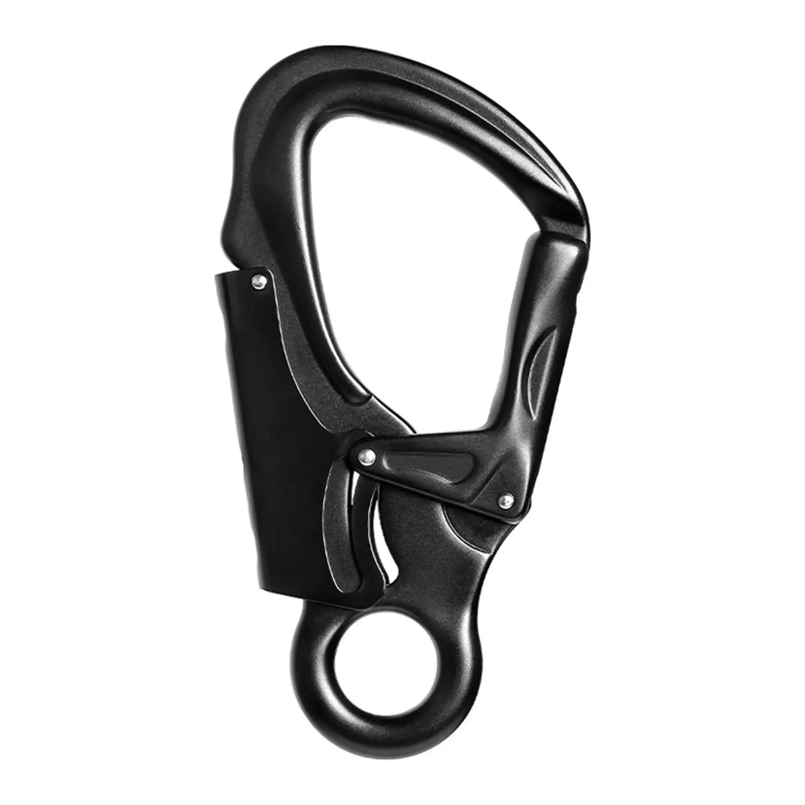 Rappel Descender Self Braking Stop Device Aluminum Alloy Climbing Equipment Safety Rope Brake Tool for 10 to 12mm Climbing Ropes