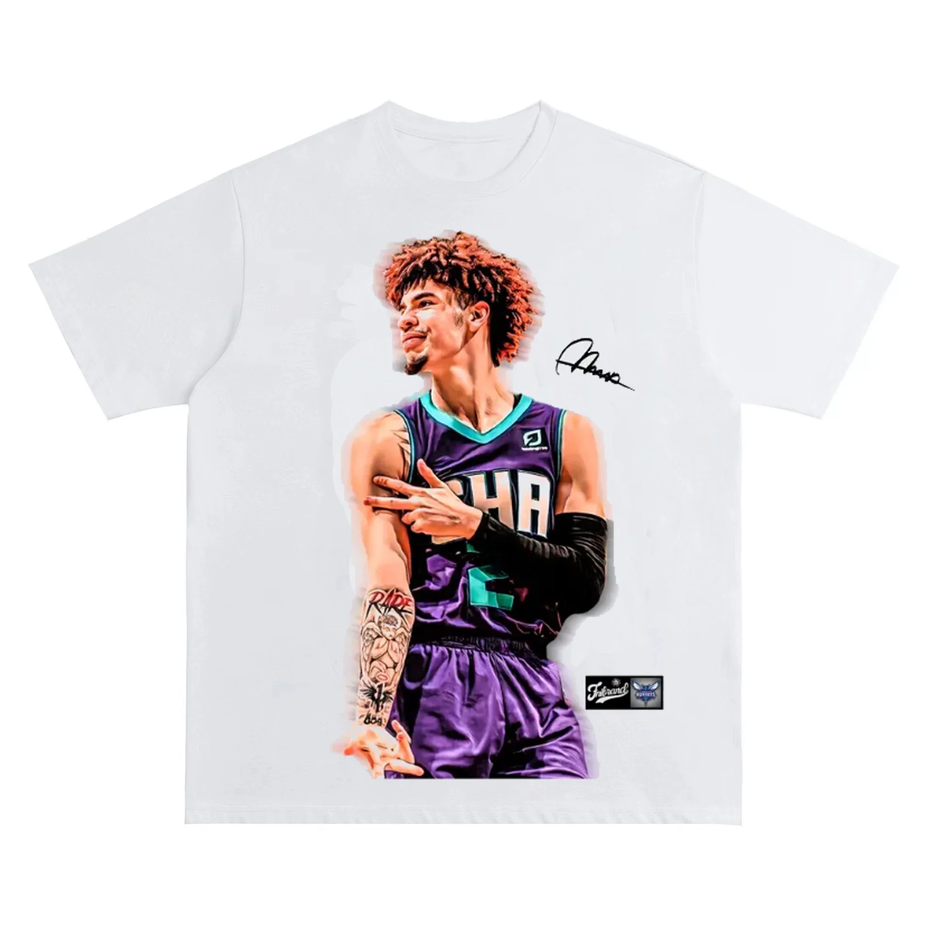 2026 LaMelo Ball T Shirt Unisex Basketball Graphic Tee Crewneck Streetwear Fan Top Trendy Daily Clothing Apparel T-shirt