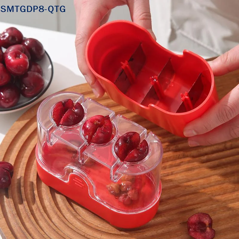 NEW Food Grade Multi Slot Cherry Pitter With Fast One Press Operation Easy Clean For Home Kitchen Baking