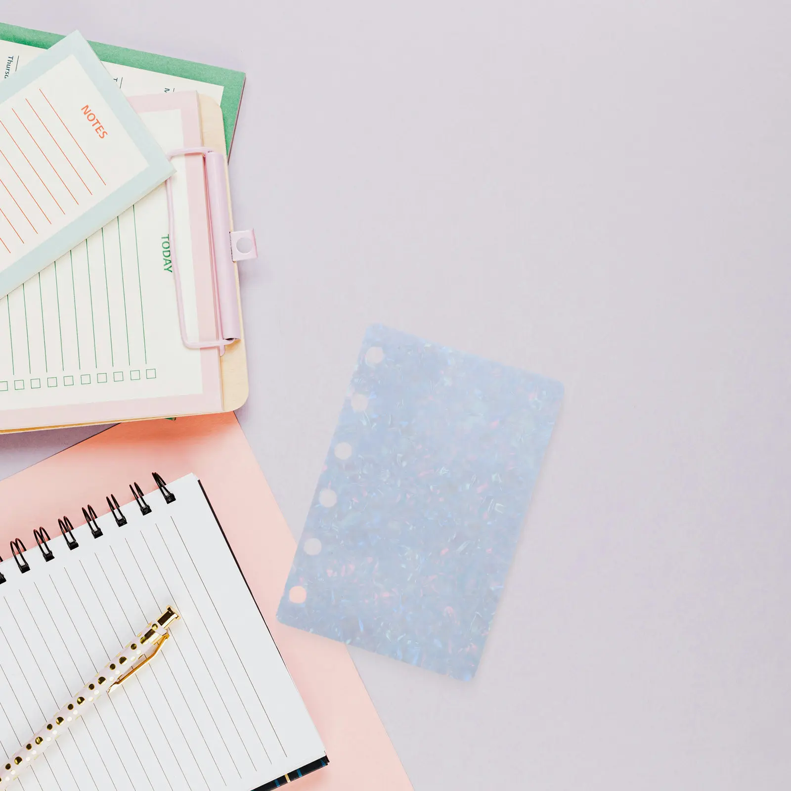 

10pcs A7 6 Ring Binder Dividers Pp Loose Leaf Partition Pad For Organizing Notes Journals Planner Index Inserts 6 Hole