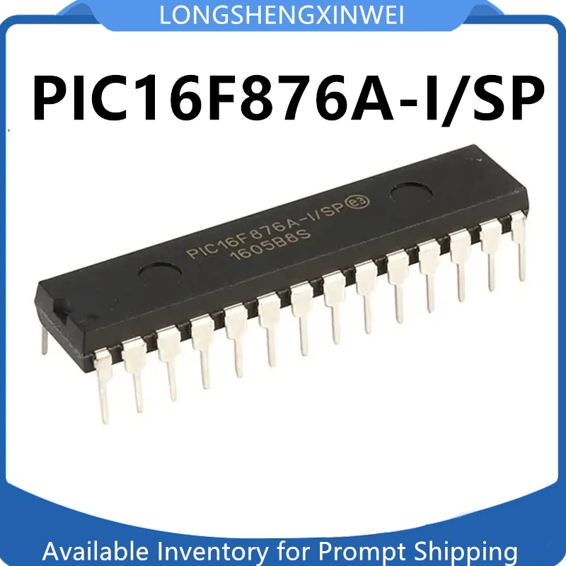 1PCS New Original PIC16F876A-I/SP 16F876A Direct-plug DIP-28 Microcontroller