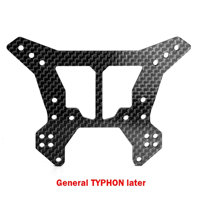 Torre de choque dianteira e traseira de fibra de carbono TYPHON para carro 1/8 ARRMA TYPHON 6S V5 TLR BUGGY