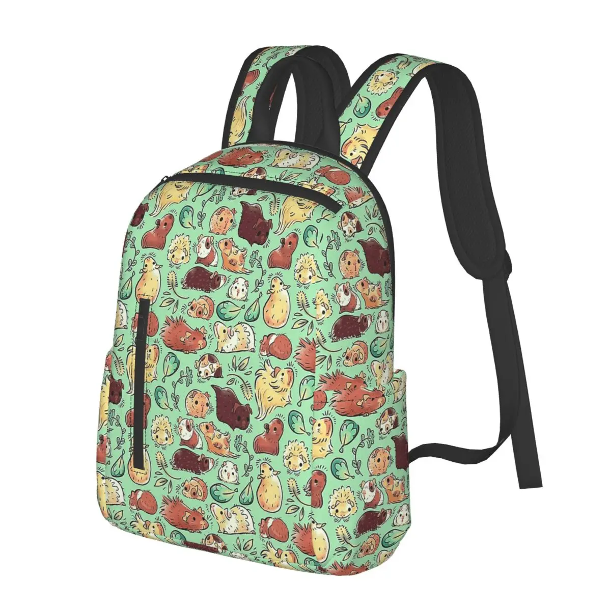 Guinea Pig Huddle Student Backpack School Bag Hiking Travel Daypack for Men Women Bookbag Shoulder Bags