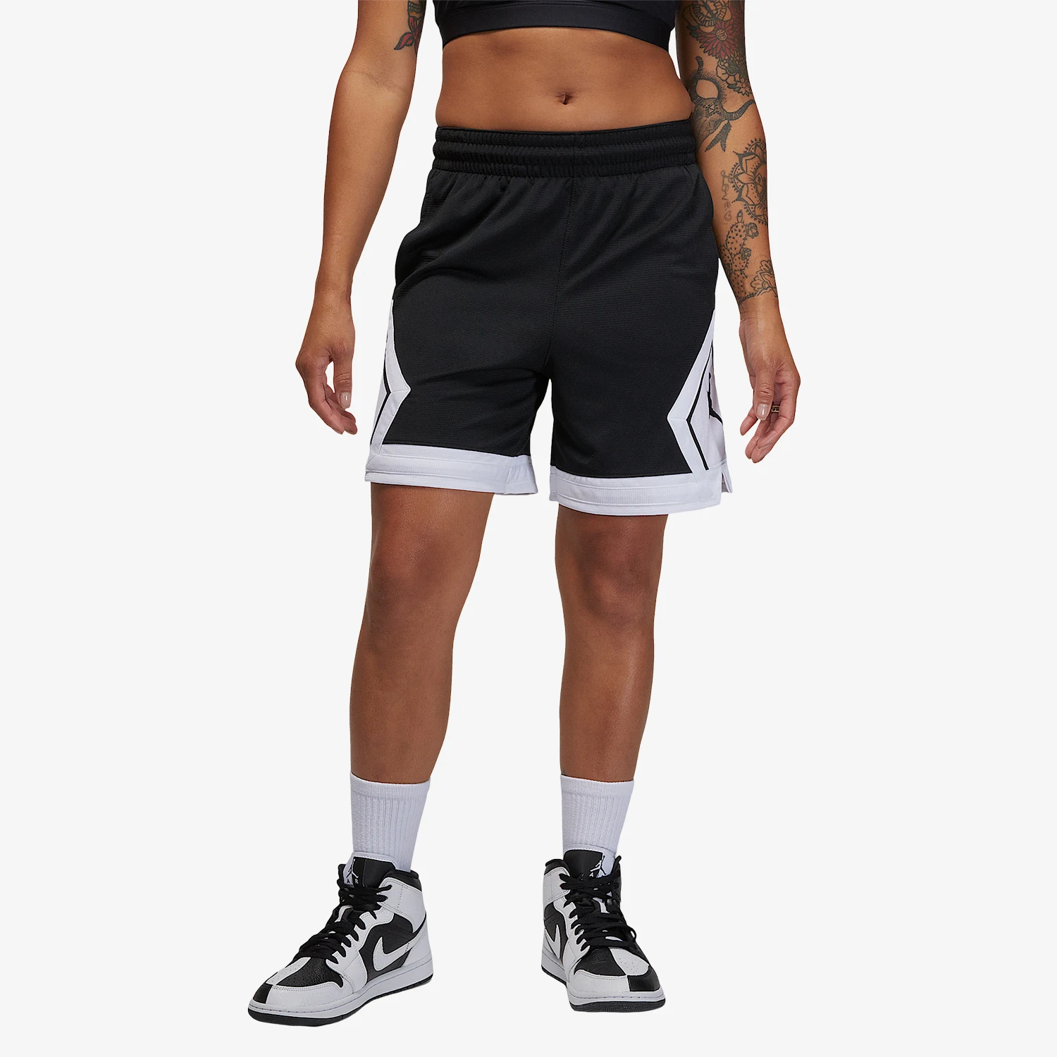 Nike oficial auténtico JORDAN nuevos pantalones cortos deportivos transpirables casuales para mujer FB4589-010