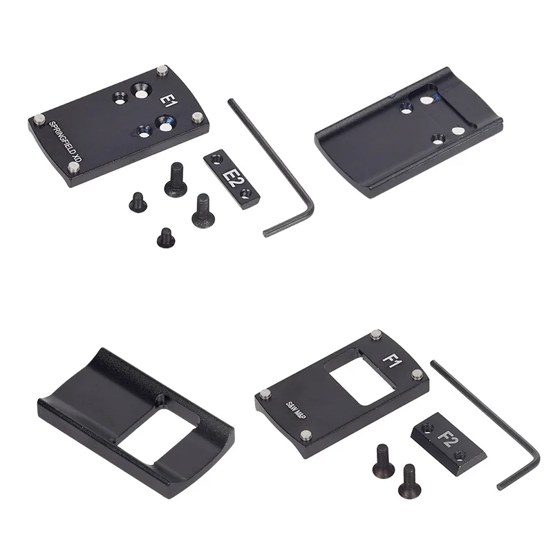 Universal Tactical Optics Red Dot Sight Base Series A1 B1 C1 D1 E1 F1 Scope Mount For 1911 HK USP P226 XD Mount Adapter Plate view 6