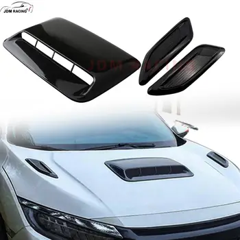 40cm univerzální dekorativní průtok vzduchu do auta, samolepka na větrací otvor kapoty, kryt kapoty, přizpůsobená pro jakékoli vozidlo s plochou kapotou 10 nejlepší prodej Chránič kapoty Suzuki Swift Sport - №1