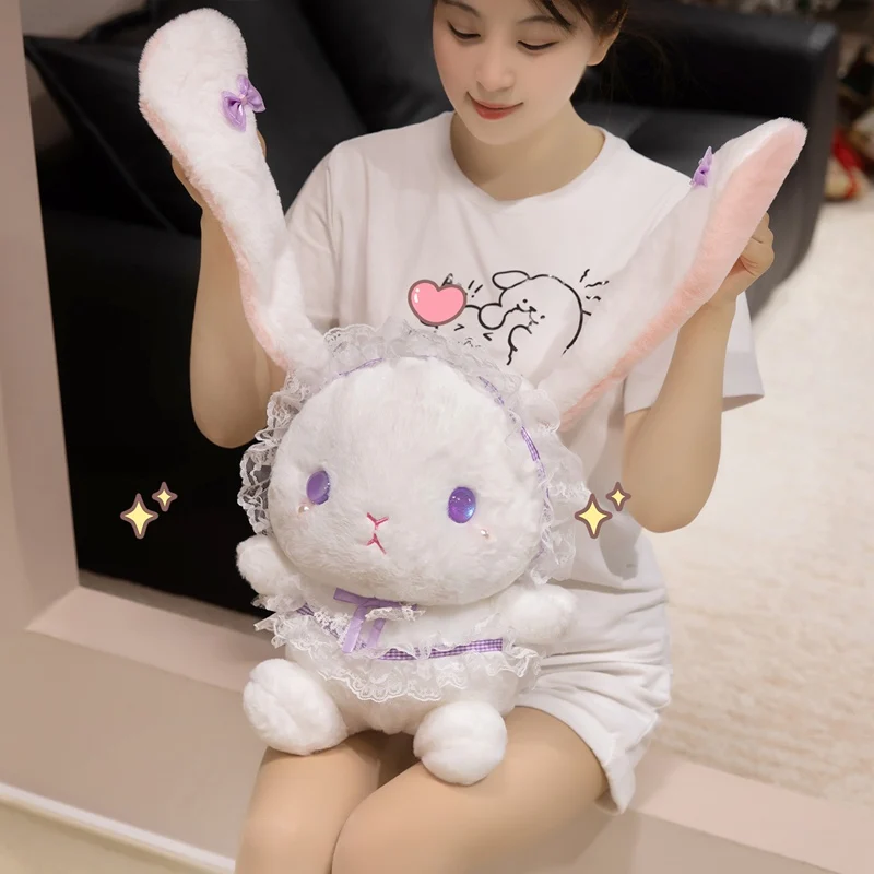 18-35 cm Nieuwe Leuke Lolita Bunny Knuffel Zachte Mooie Knuffel Konijn Plushie Pop Verjaardagscadeau voor Meisjes Kids Home Decor