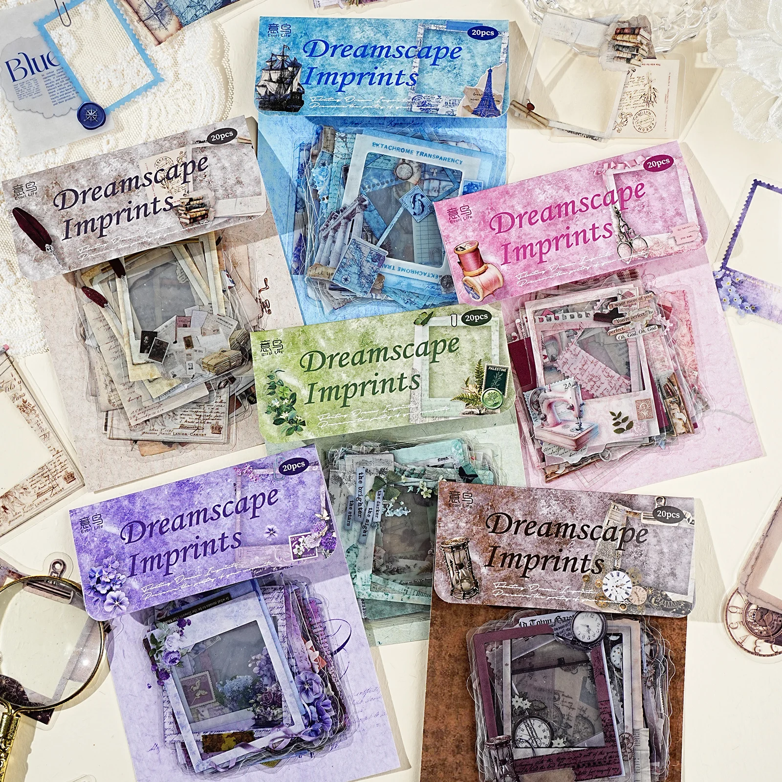 

20/120 шт. красочные наклейки в рамке для дневника, ручная работа, коллаж, скрапбукинг, декоративный журнал, креативные канцелярские принадлежности