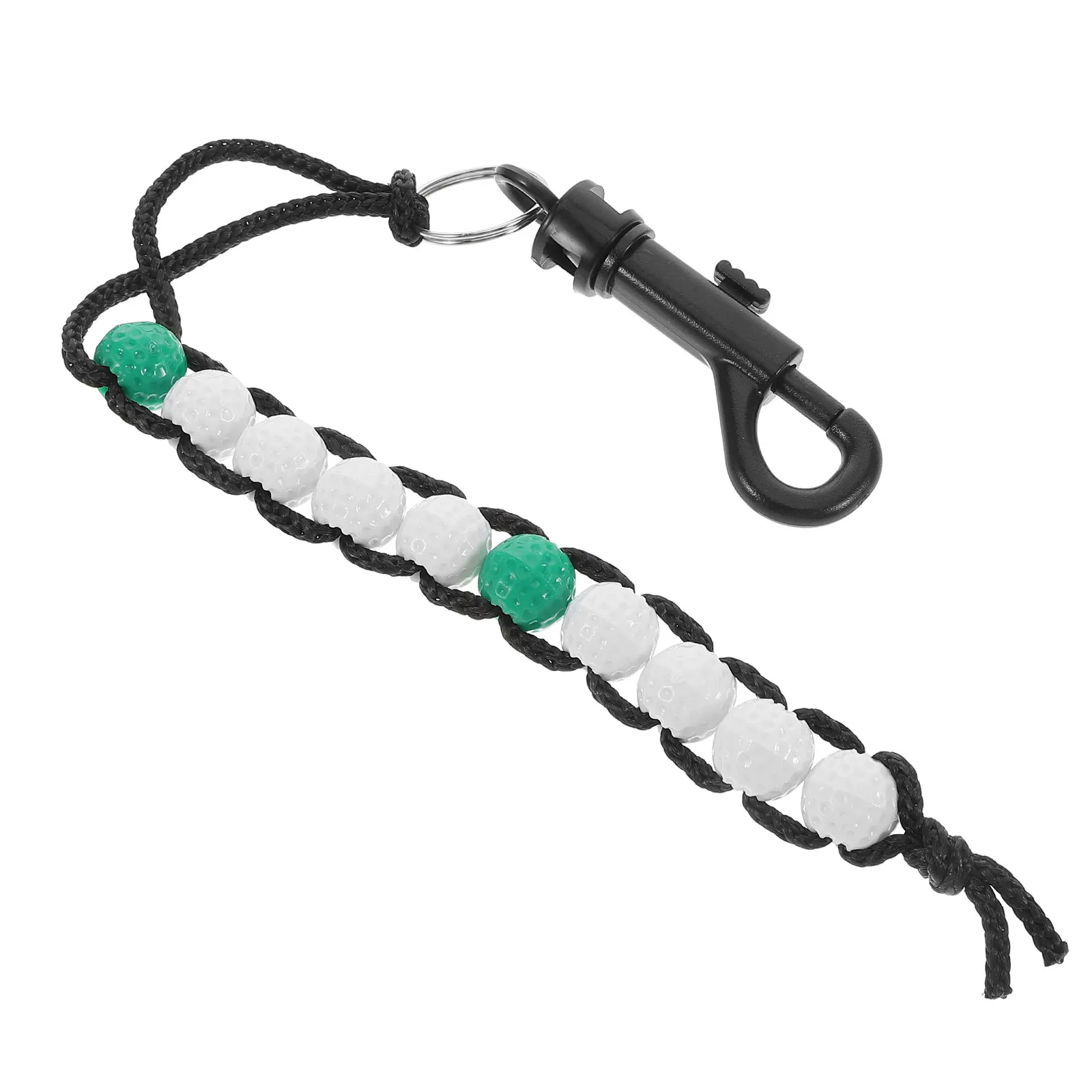 

Golf Score Counting Bead String Accurate Sturdy Nylon Plastic Golf Training Accessory Stroke Tracker Scoring Device Golfers