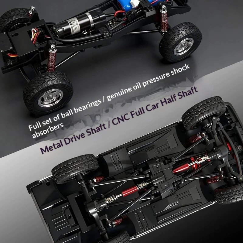 LDRC18401PRO 1/18 Sensory Brushless 4WD RC Off road Remote Control Vehicle Climbing Model Dynamic Lighting Boy Gift