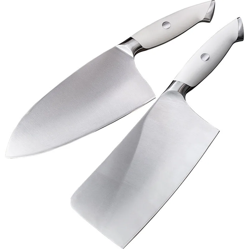 Chinese Knife Chopping Vegetable Cleaver Meat Fish Fruit Knife Stainless Steel Cleaver Knife Chef Kitchen Knives Chef Knife Tool