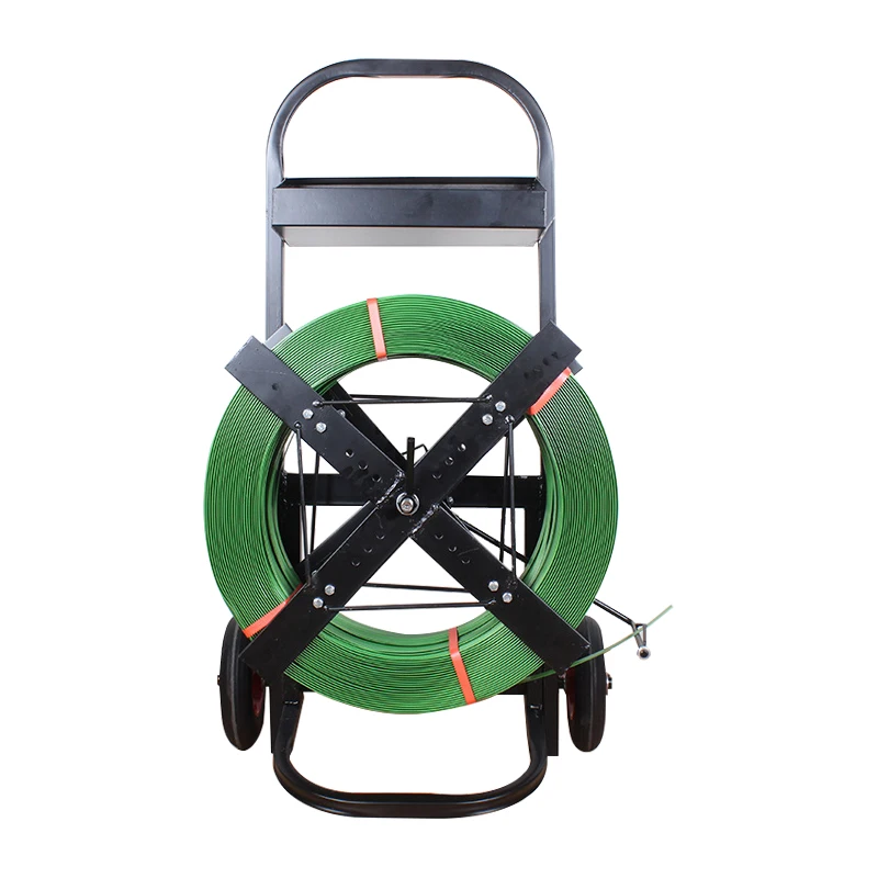 

Портативная стальная ручная тележка, мобильный диспенсер для обвязки, тележка, ручная упаковка, применение для ПП, ПЭТ-ремешка