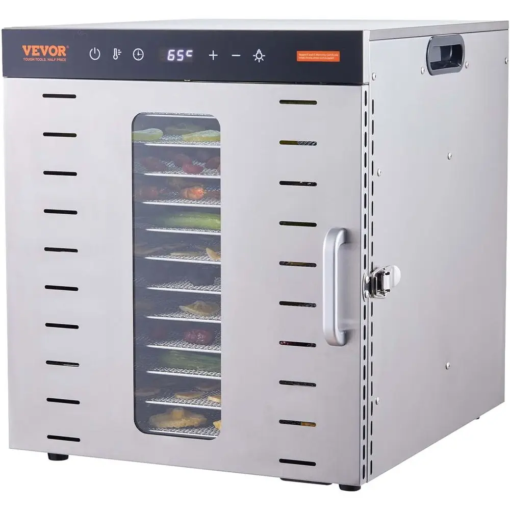 

ood ydrator, 10 Trays StainlSteel ood ydrator hine, 1000W ydratwith Digital Adjustable Timer & Temp, ydrator or Jerky Herb Meat
