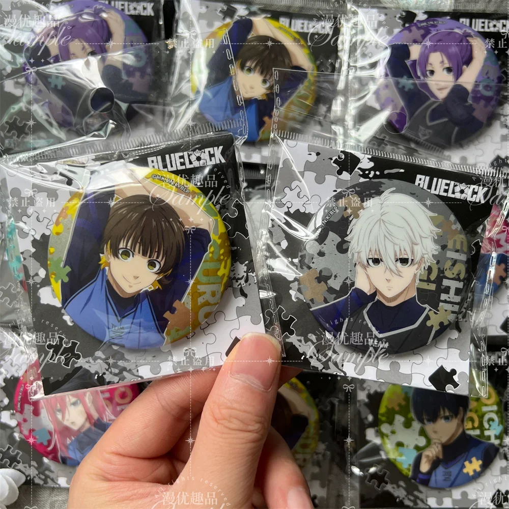 

Anime BLUE LOCK Isagi Yoichi Chigiri Hyoma Nagi Seishiro Cosplay Reflective Badge Ambitus