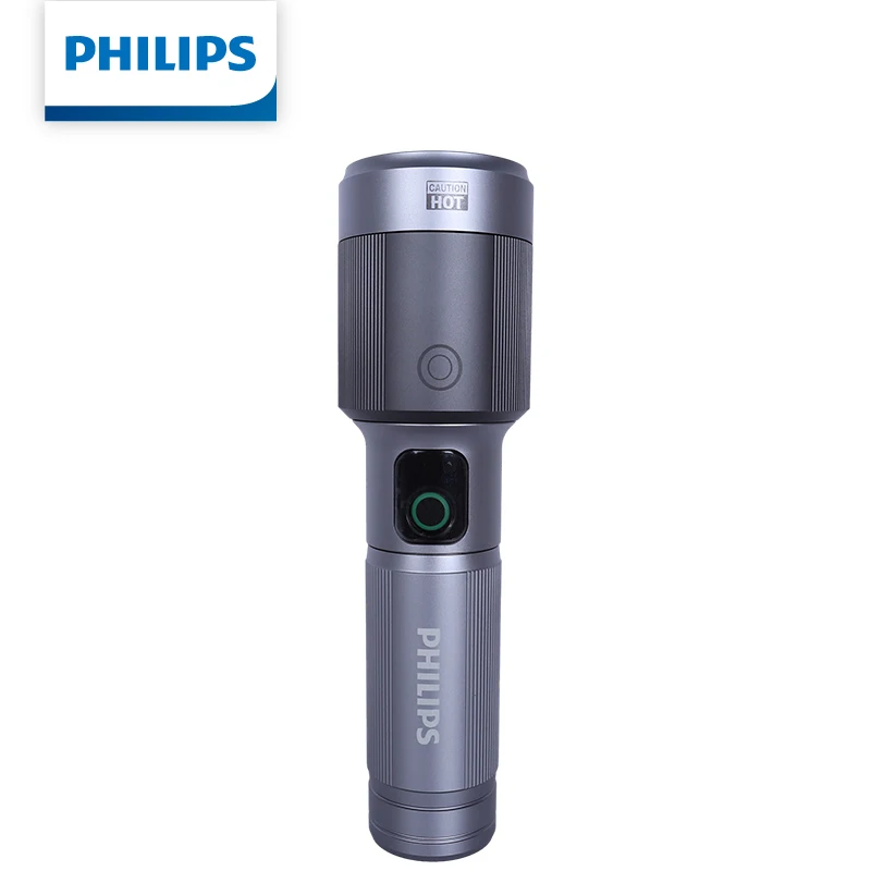 

Светодиодный фонарик Philips 5101, перезаряжаемый фонарик с зумом, водонепроницаемый портативный фонарик для кемпинга, пешего туризма, экстренных ситуаций на открытом воздухе