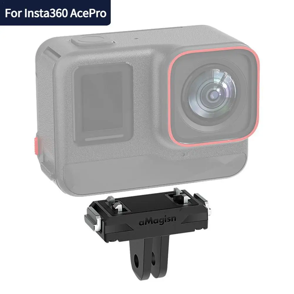 Per Insta360 Ace Pro/Ace Camera lega di alluminio magnetico a sgancio rapido supporto adattatore supporto staffa Action Camera accessorio