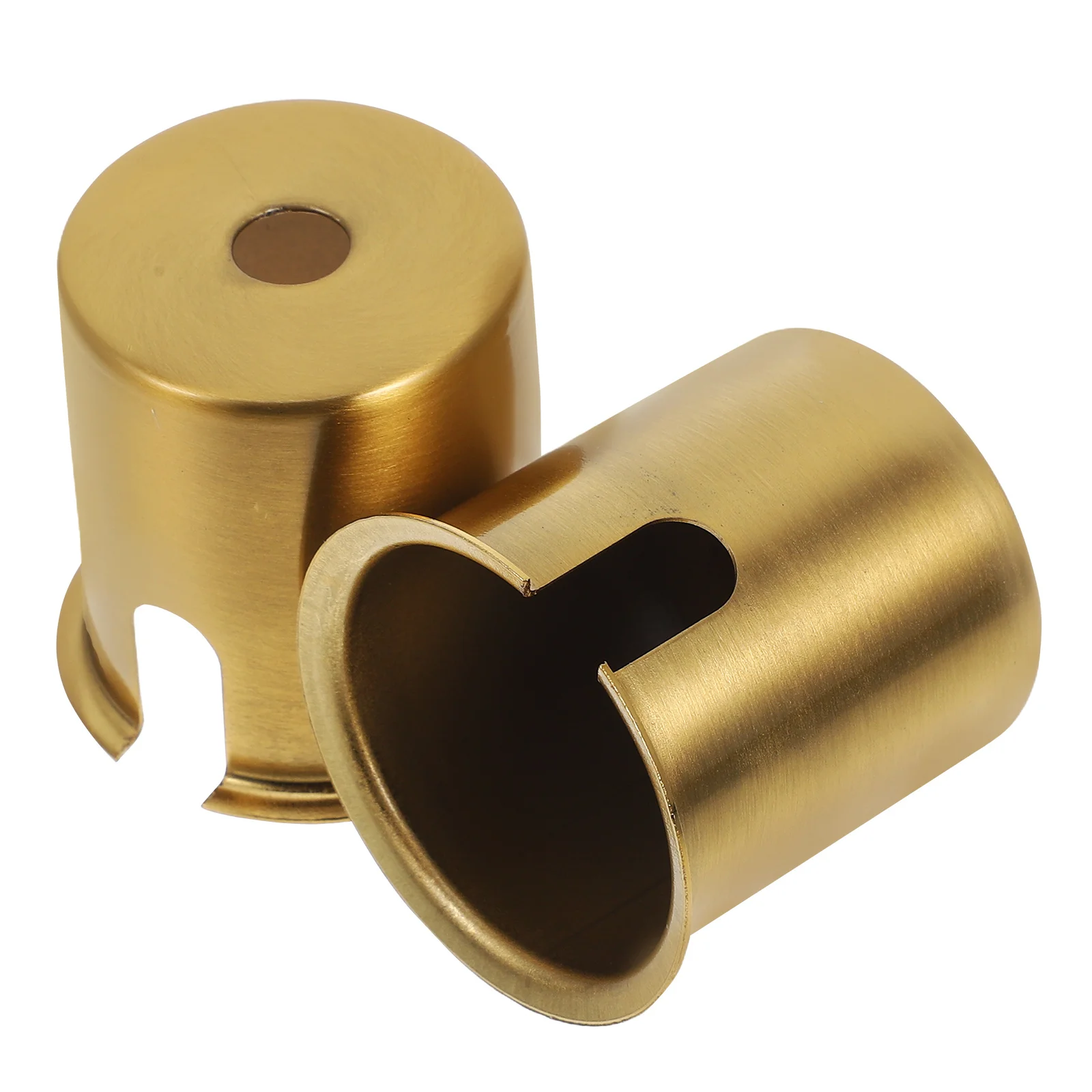 

2Pcs Table Lamp Sockets Cups Copper Plated E27 Pull Chain Holder Covers Decorative Lighting Accessories for Home Office Vintage