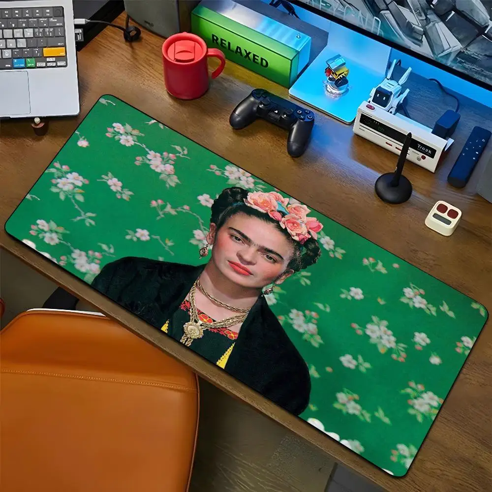 Fashion F-Frida K-KahlosS Mouse Pad Cartoon Lockedge Large Gaming Pad Computer Gamer Keyboard Mat Desk Mousepad PC Desk Pad