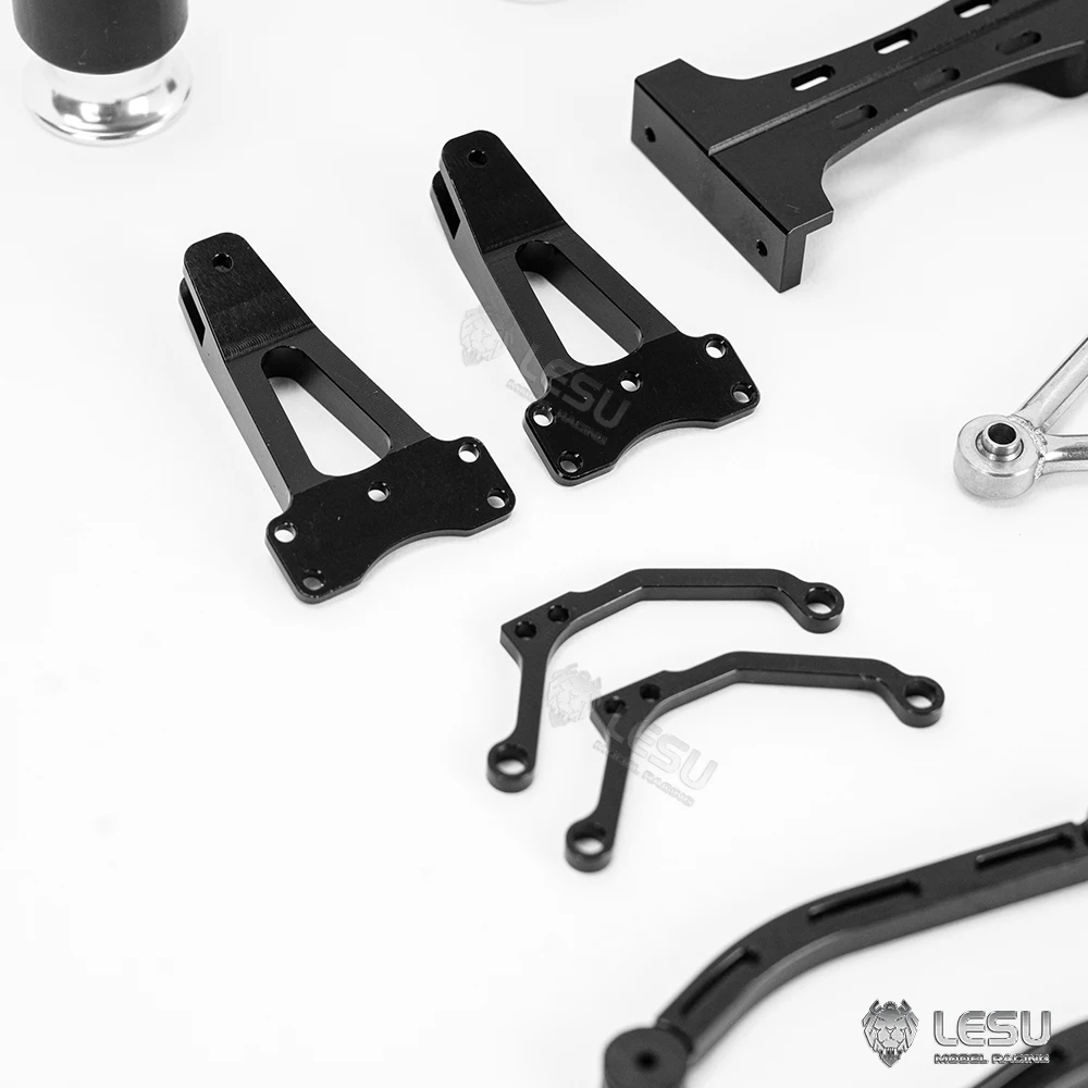 

Запасная часть Lesu, металлическая двойная пневматическая подвеска, комплект X-8004 1/14 Tamiyaya RC, тягач, модель TH02087