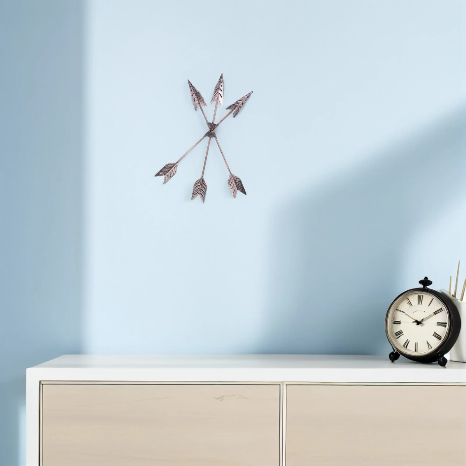 

Arrow Metal Wall Decor Iron Art Hanging Vintage Rustic for Living Room Dining Area Hallway Handmade Cast Iron Wall Sculpture