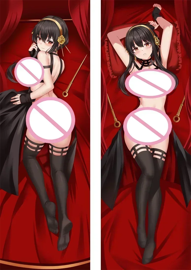 Anime Decor Pillow Case SPY×FAMILY Yor Forger Dakimakura Waifu 2-Side Print Pillowcase Hugging Body Cushion Cover Otaku Gifts