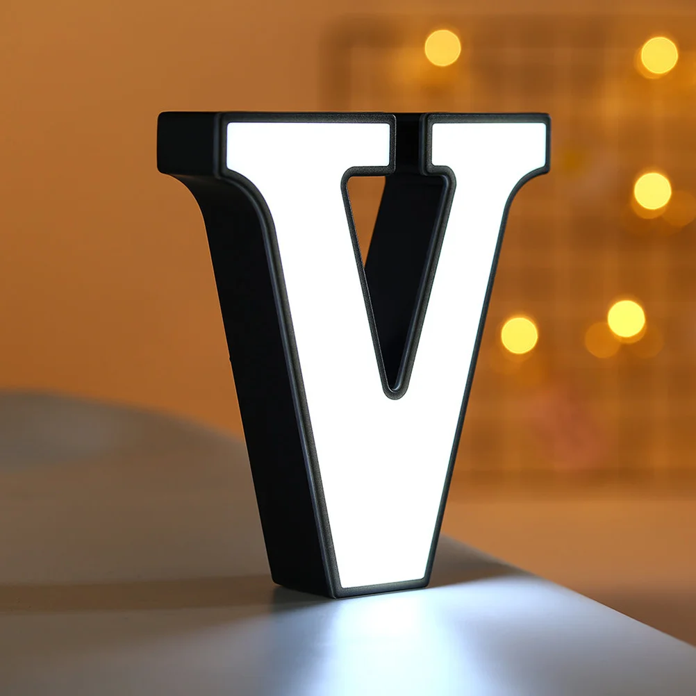 

LED Letter Sign Alphabet Portable Neon Night Light Wedding Party Bedroom Decor Romantic Ambiance Environmentally