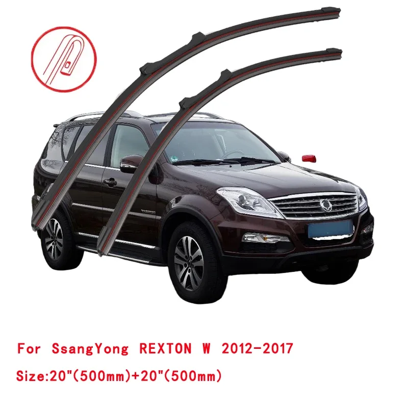 

For SSANGYONG REXTON 2001-2024 Car Windshield Wiper Blade Front Windscreen Brushes Washer Accessories Cleaning Replacement Parts