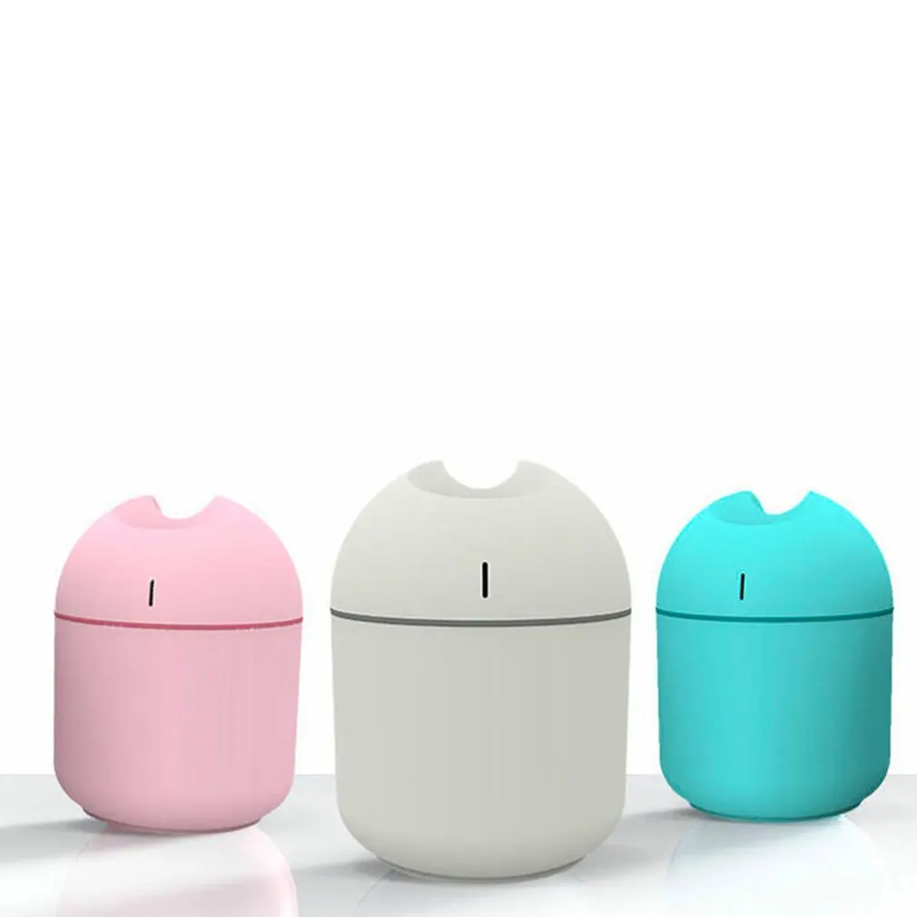 250ml Mini Humidifier Ultrasonic Essential Oil Diffuser Home Bedroom Office LED Night Light USB Humidifier
