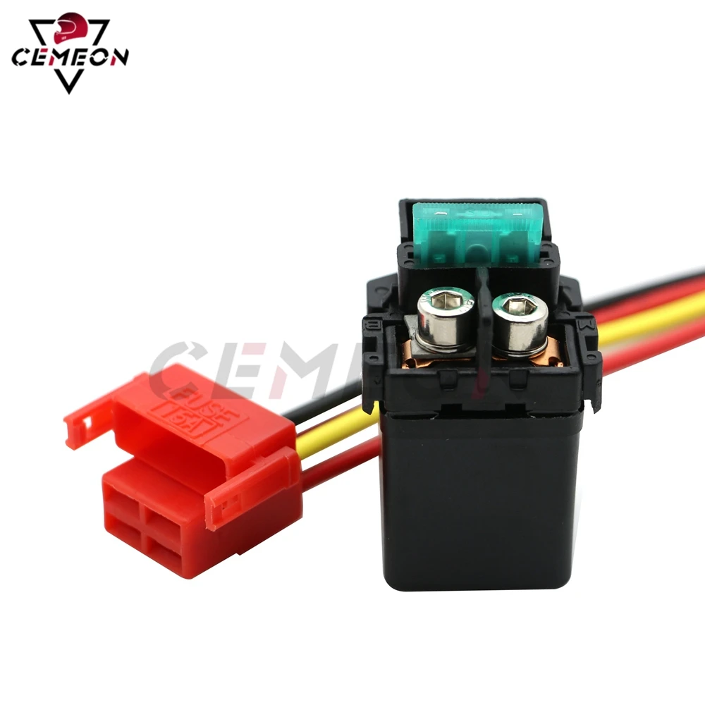 

For KAWASAKI ZX1200 ZX-12R ZZR1200 ZX900 ZX-9R ZX600 ZX636 ZX-6R ZX-6RR ZX1000 ZX-10R NINJA Motorcycle Starter Relay Solenoid