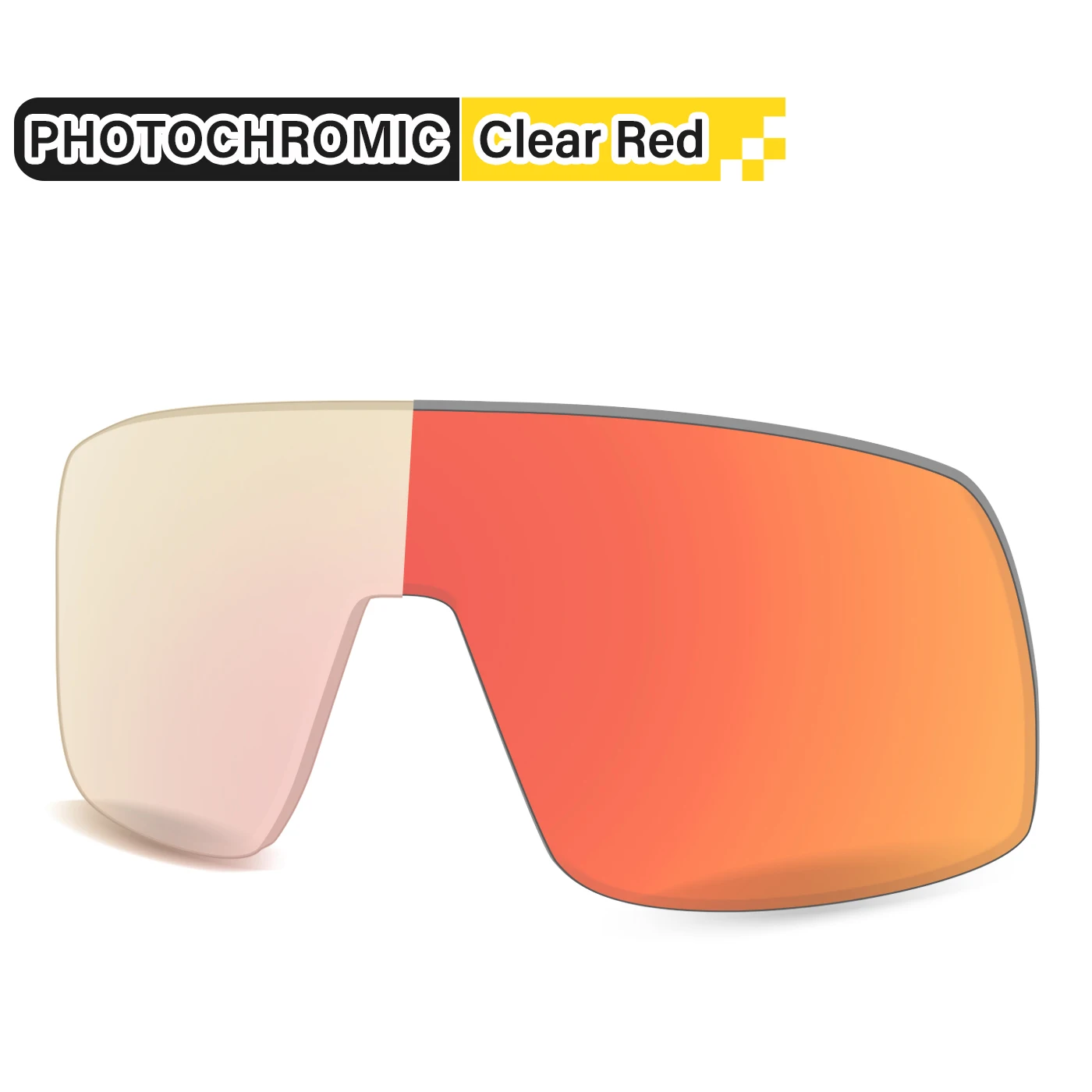 

Сменные линзы Transition to Red для оправы солнцезащитных очков Oakley Sutro OO9406 OO9406A - без поляризации и 100% защита от ультрафиолета