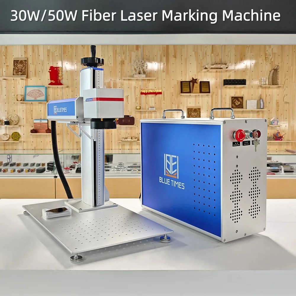 

Split Fiber Laser Marking Machine 30W 50W for Metal Engraving High Precision for Metal Stainless Steel Aluminum Engraving