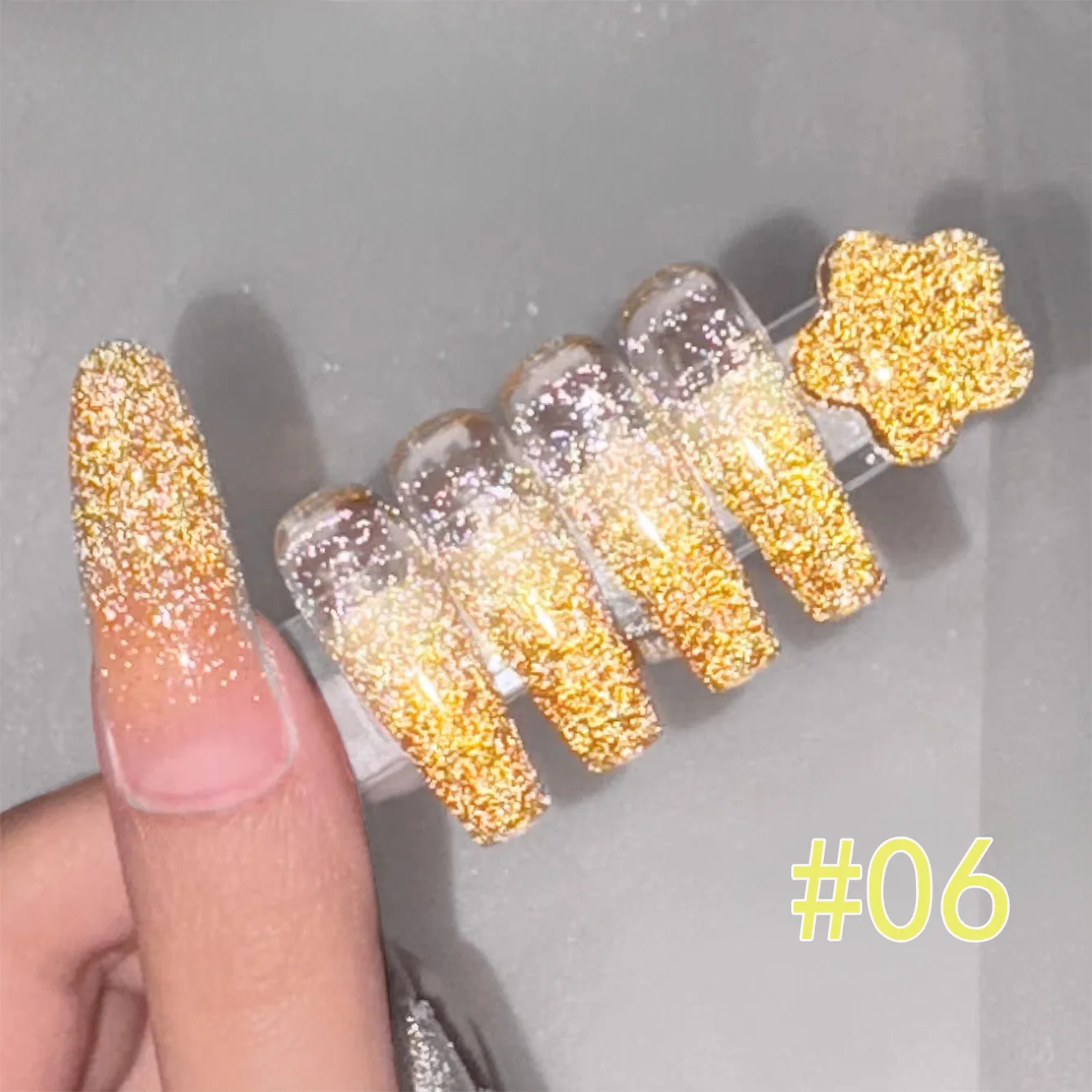 ZH – vernis à ongles Gel diamant écrasé scintillant, 1 pièce, paillettes Disco, UV LED, longue durée, fournitures pour Nail Art, cadeau pour femmes