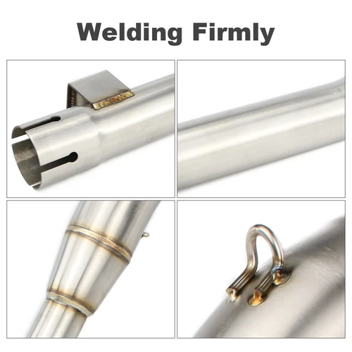 Imagen 2 del producto Tubo de conexión medio de escape de motocicleta para Honda XR150L XR 150L 2023 tubo de conexión medio de acero inoxidable sin silenciador