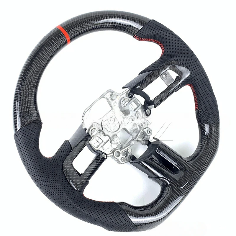 

Модификация рулевого колеса Fengxuan из карбона для Ford Mustang 2015-2022 Shelby